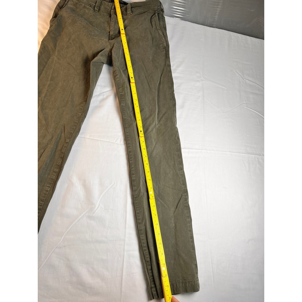 American Eagle Chino Pants Womens 16 Olive Green Good 360 Extreme Flex Slim - Picture 10 of 12